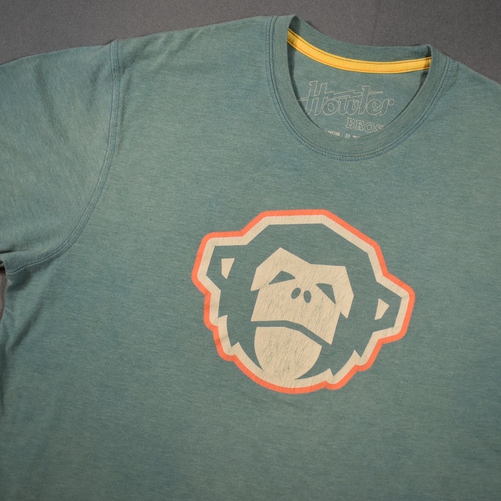 Howler Bros Green Monkey - Graphic Tee Mens Large Outdoor Hike Gym